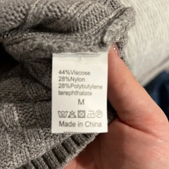 Gray Knit Sweater Vest - Picture 6 of 6